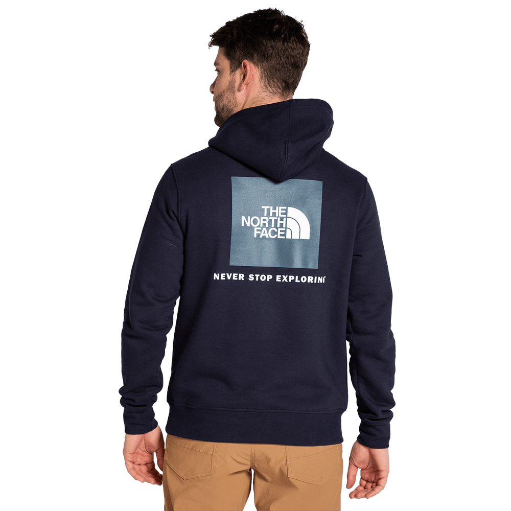 north face moletom com capuz red box