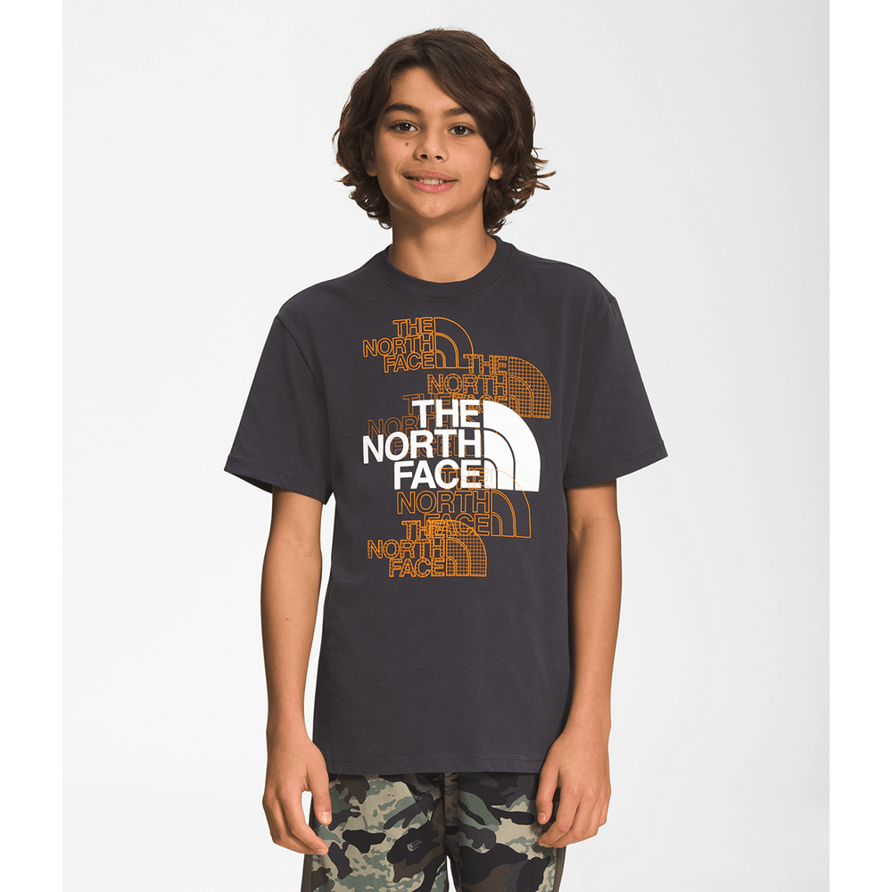 Camiseta Infantil Boys Graphic Tee Cinza 6 a 12 anos