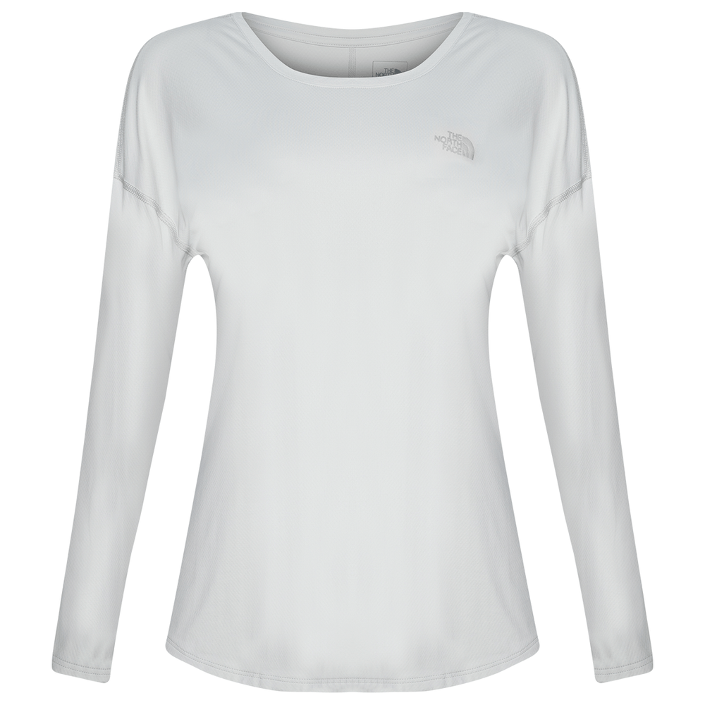 Camiseta Hyper Tee Crew Manga Longa Feminina Preta - The North Face