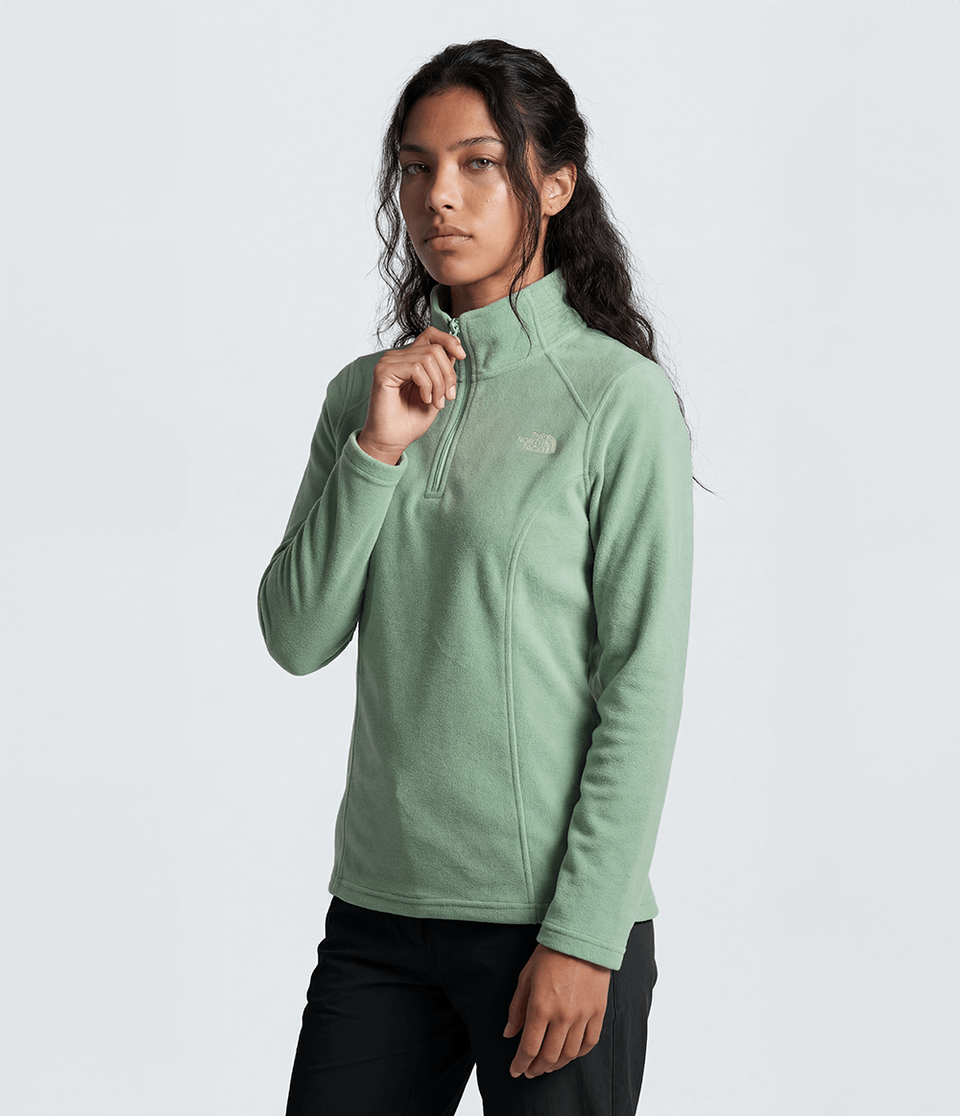 Fleece Feminino Glacier 1/4 Zip Slate Moss