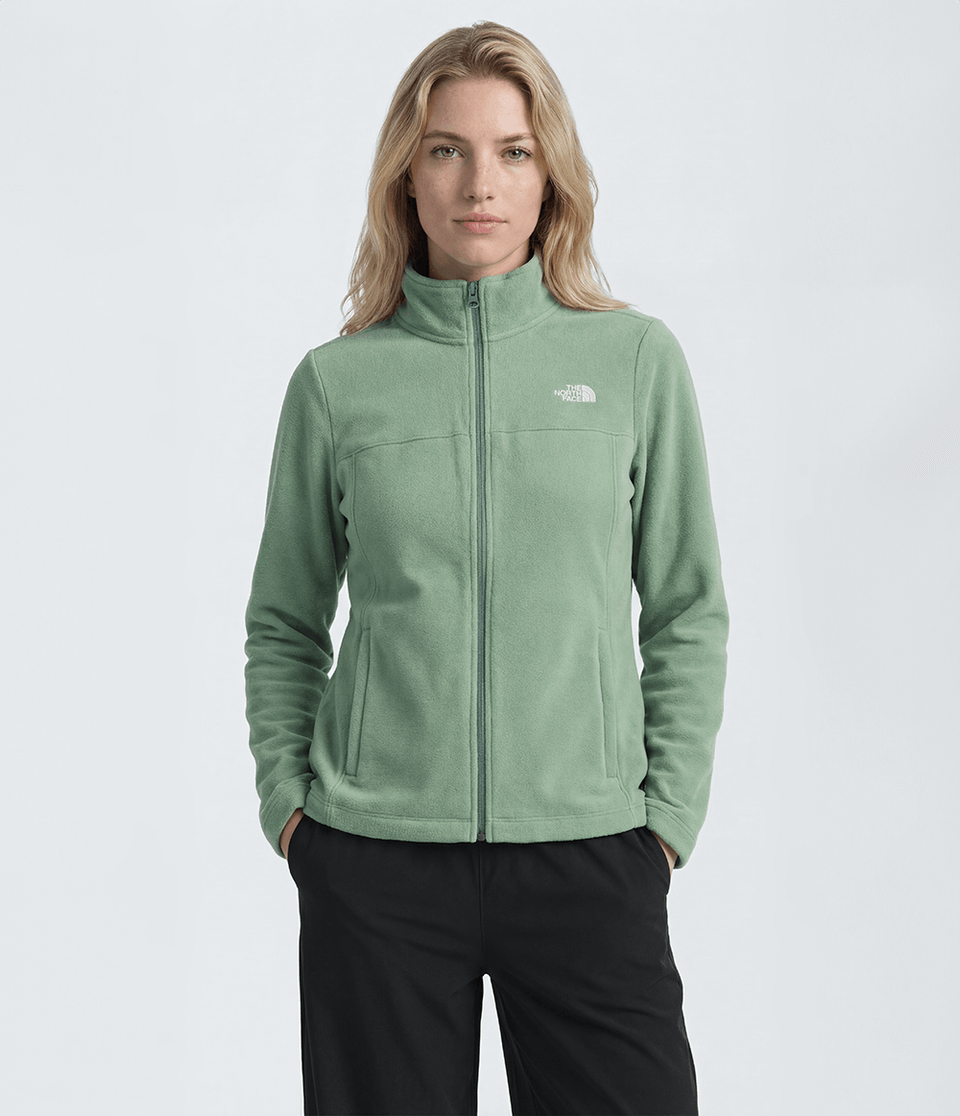 Fleece Feminino Glacier Full Zip Slate Moss