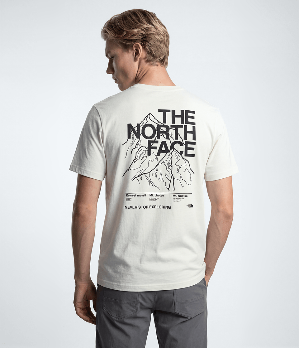 Camiseta Unissex Evolution Half Dome Mtn Tee White Dune