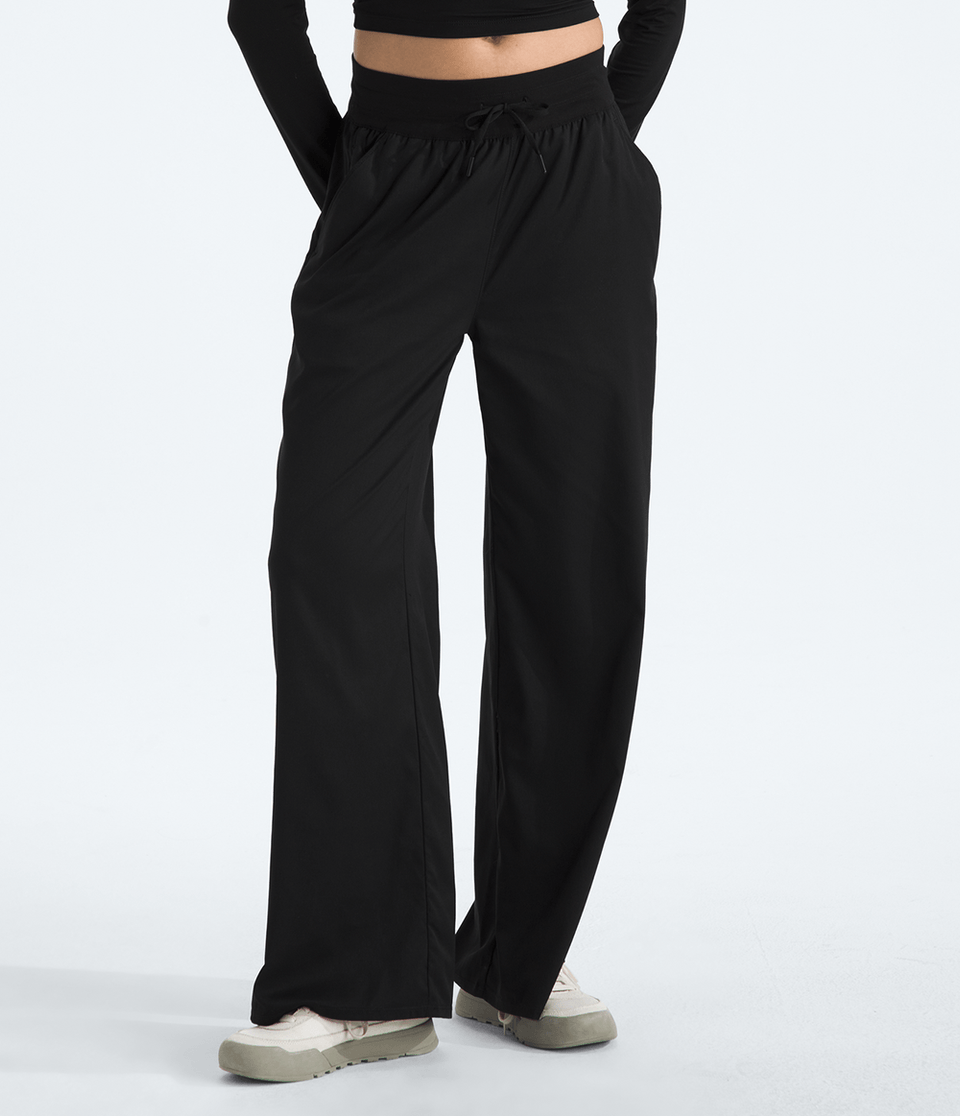 Calça Feminina Aphrodite Arise Wide Leg Tnf Black