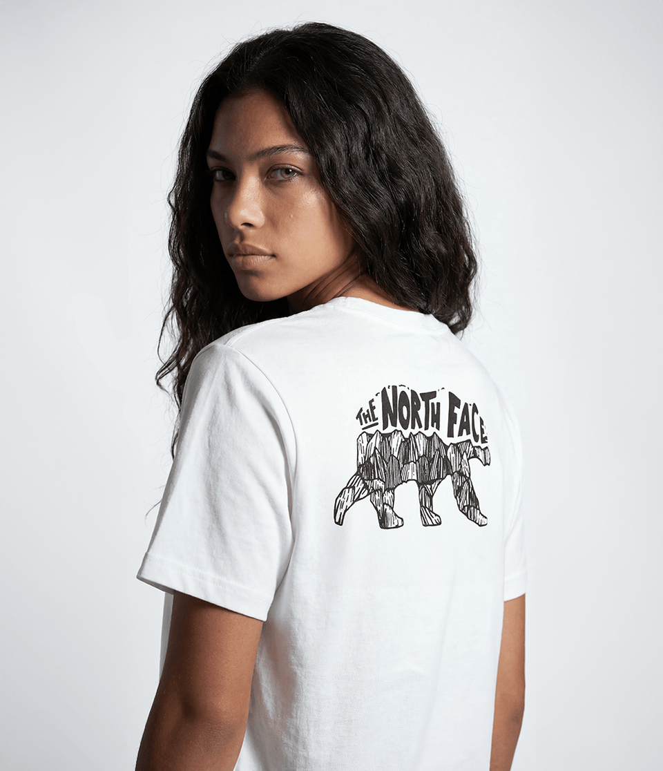 Camiseta Unissex Evolution Tnf Bear Tee Tnf White