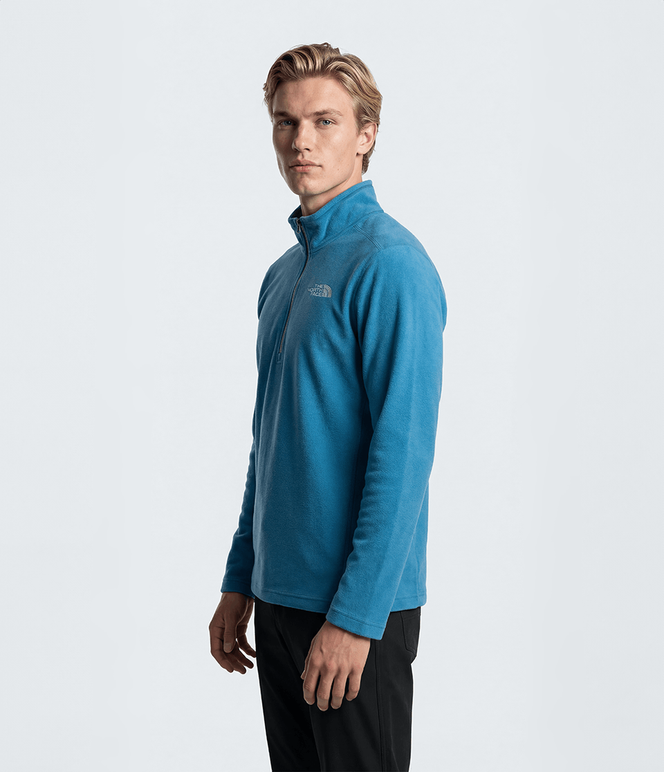 Fleece Masculino Glacier 1/4 Zip Dusk Blue