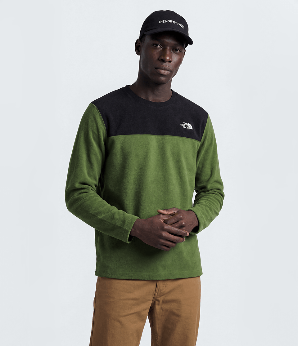 Fleece Masculino Glacier Crew Woodland Green