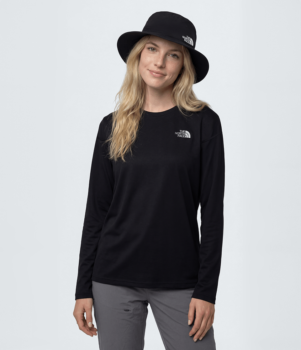 Camiseta Feminina Hyper Tee Manga Longa Tnf Black
