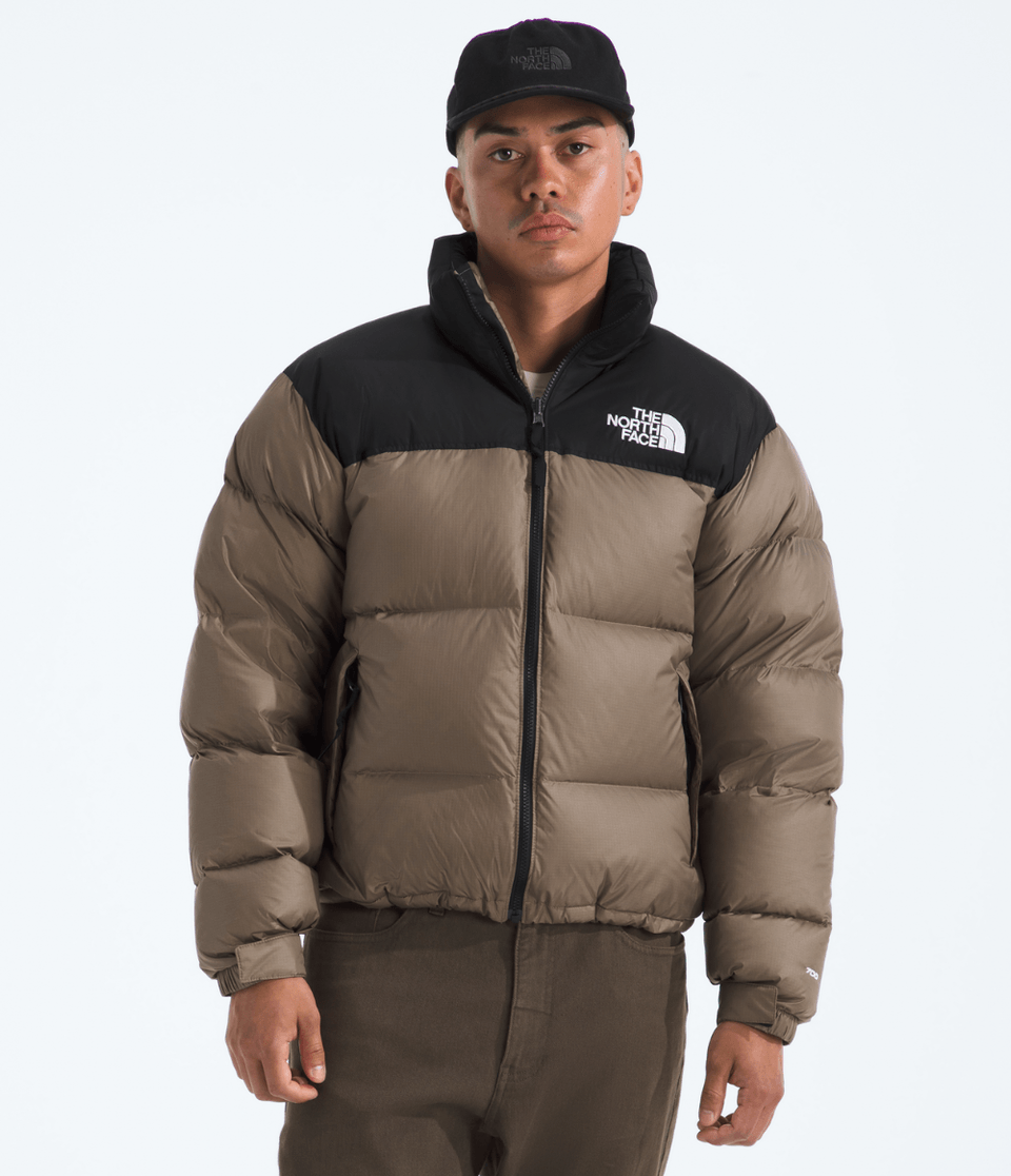 Jaqueta Masculina 1996 Retro Nuptse Mocha Brown/Tnf Black
